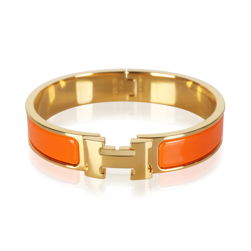 Hermès Gold Plated Clic H Bracelet fv