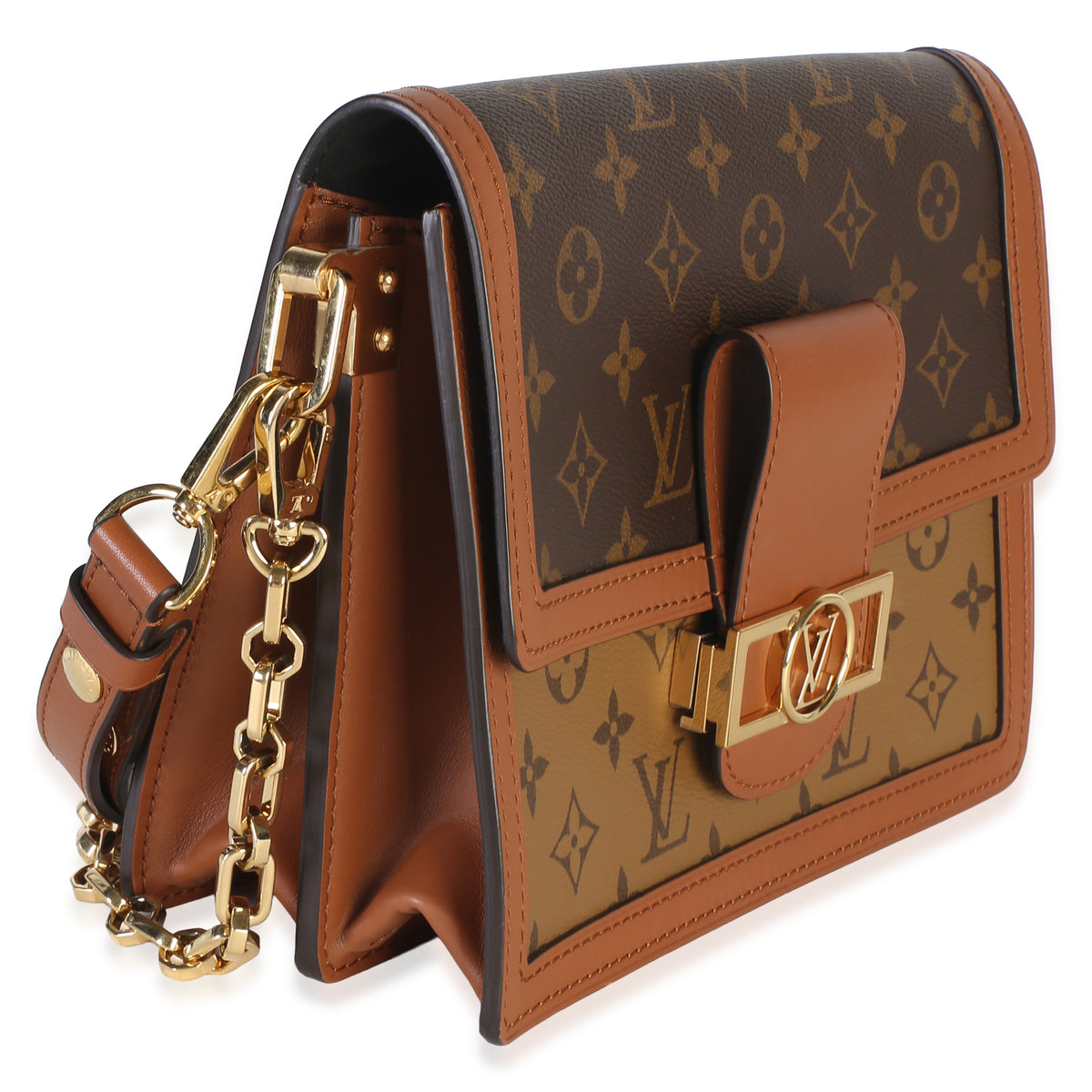 Louis Vuitton Reverse Monogram Canvas Dauphine MM Handbag 3