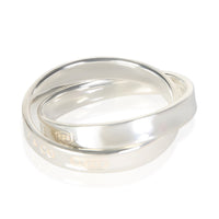 Tiffany & Co. Sterling Silver 1837 Interlocking Ring 3