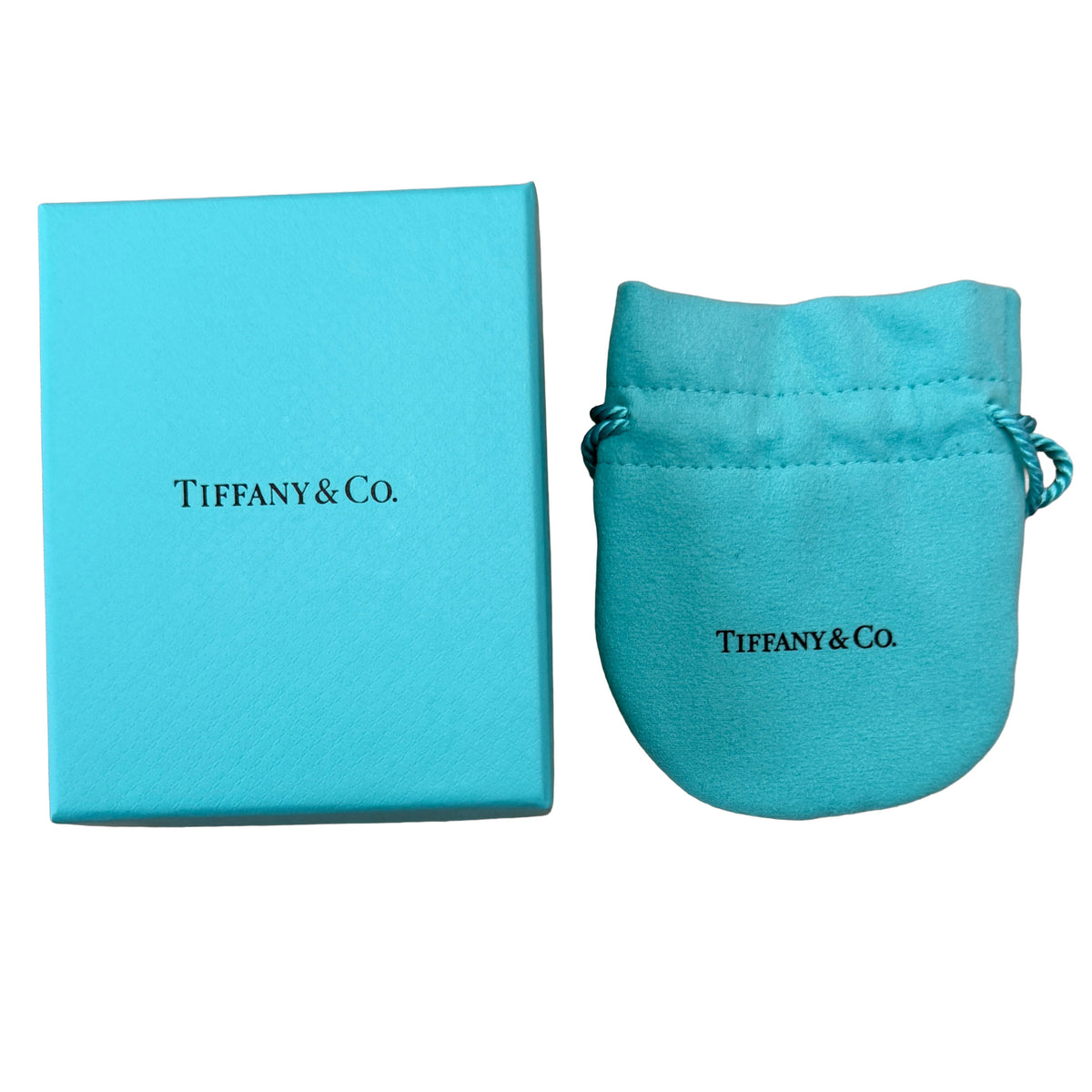 Tiffany & Co. Sterling Silver 1837 Interlocking Ring box