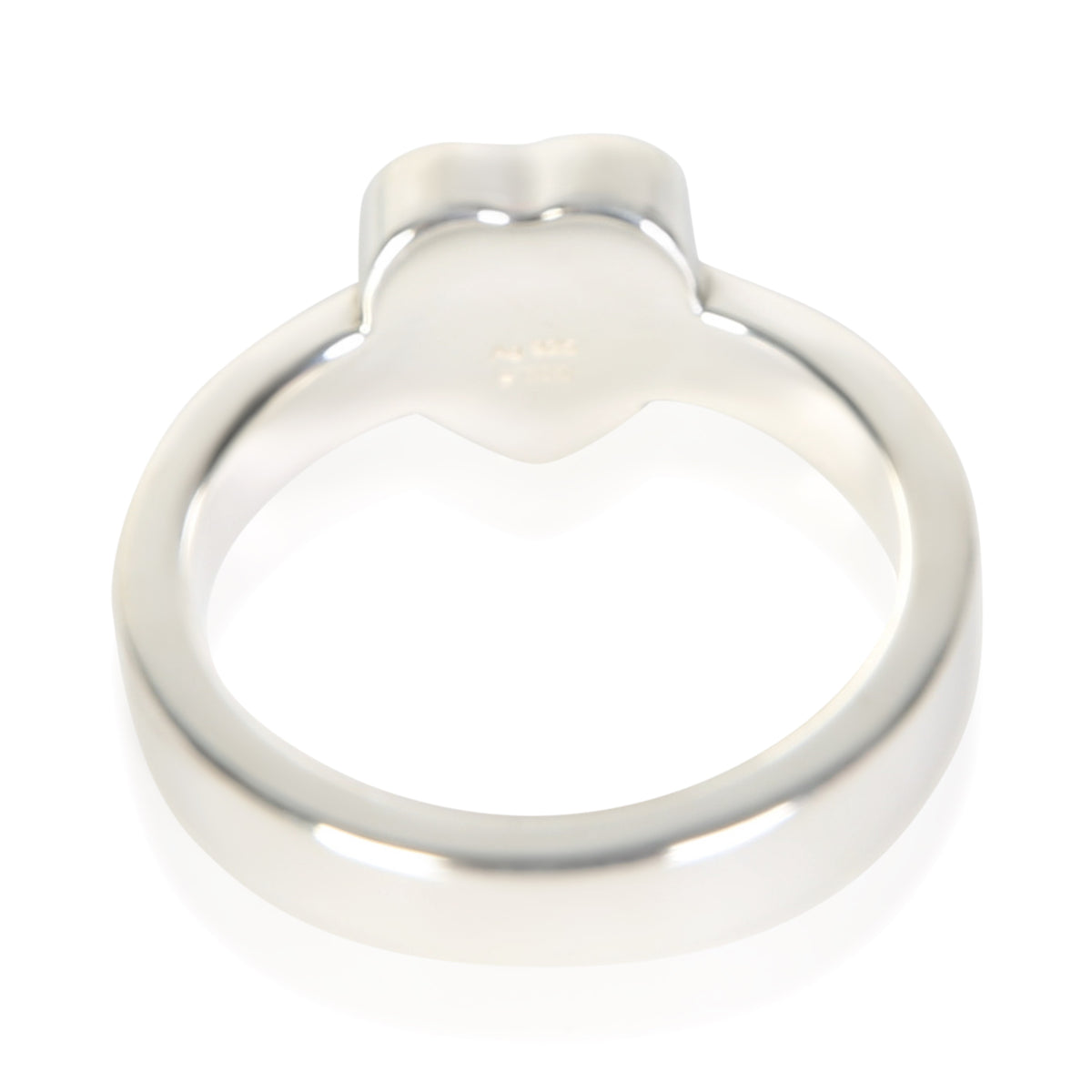 Gucci Sterling Silver Trademark Heart Ring 3