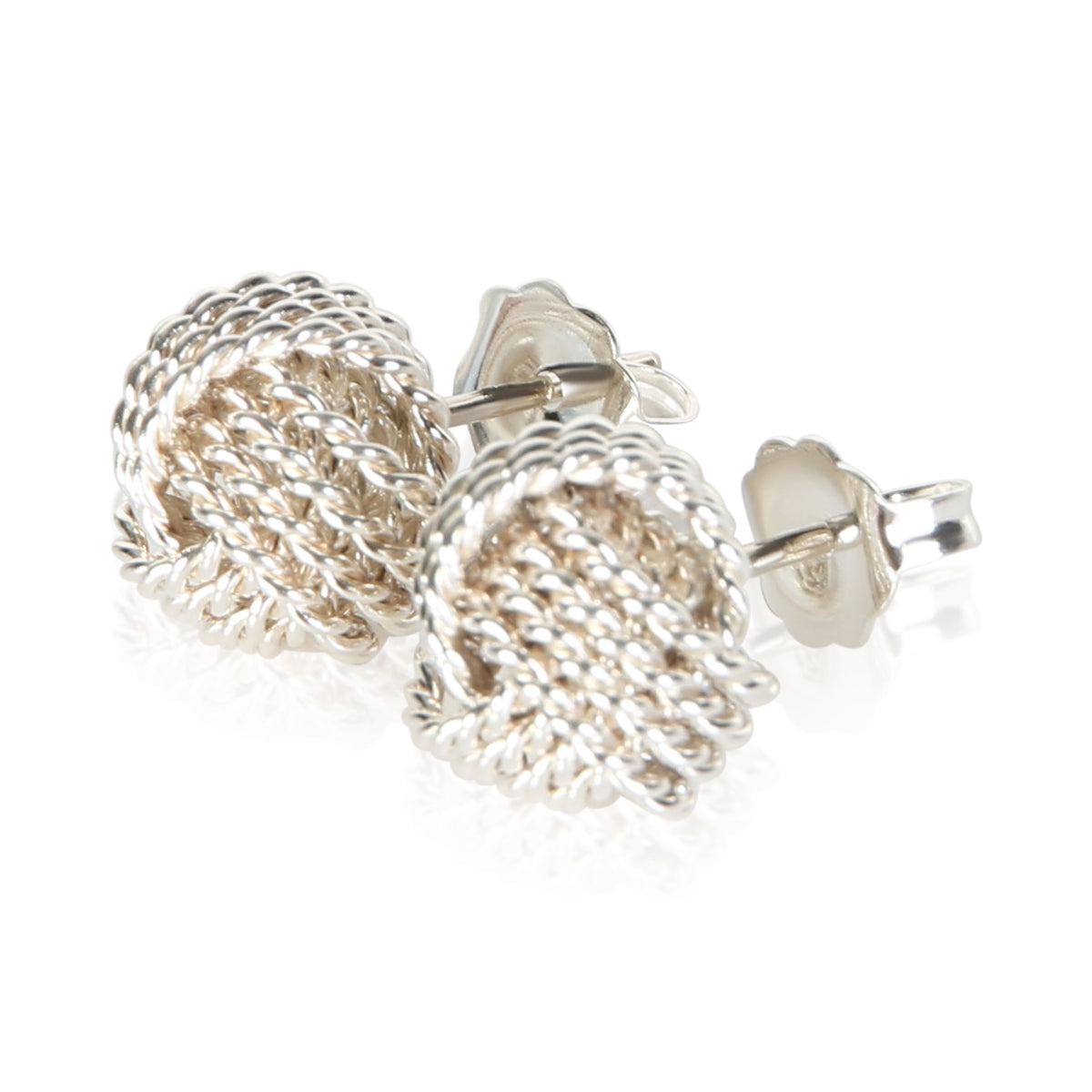 Tiffany & Co. Sterling Silver Knot Earrings 2