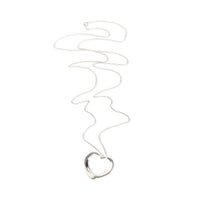 Tiffany & Co. Sterling Silver Elsa Peretti Extra Large Open Heart Pendant 3