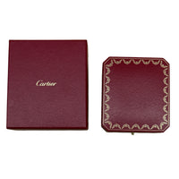 Cartier Sterling Silver Santos de  Cufflinks box