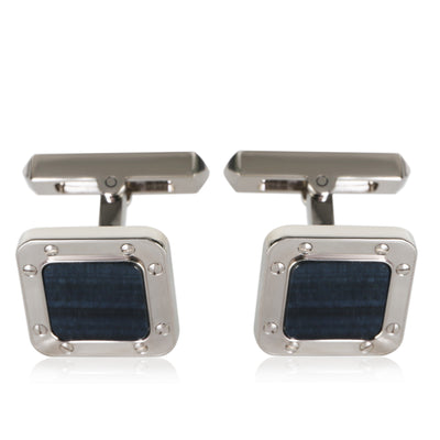 Cartier Sterling Silver Santos de  Cufflinks fv