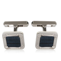 Cartier Sterling Silver Santos de  Cufflinks fv