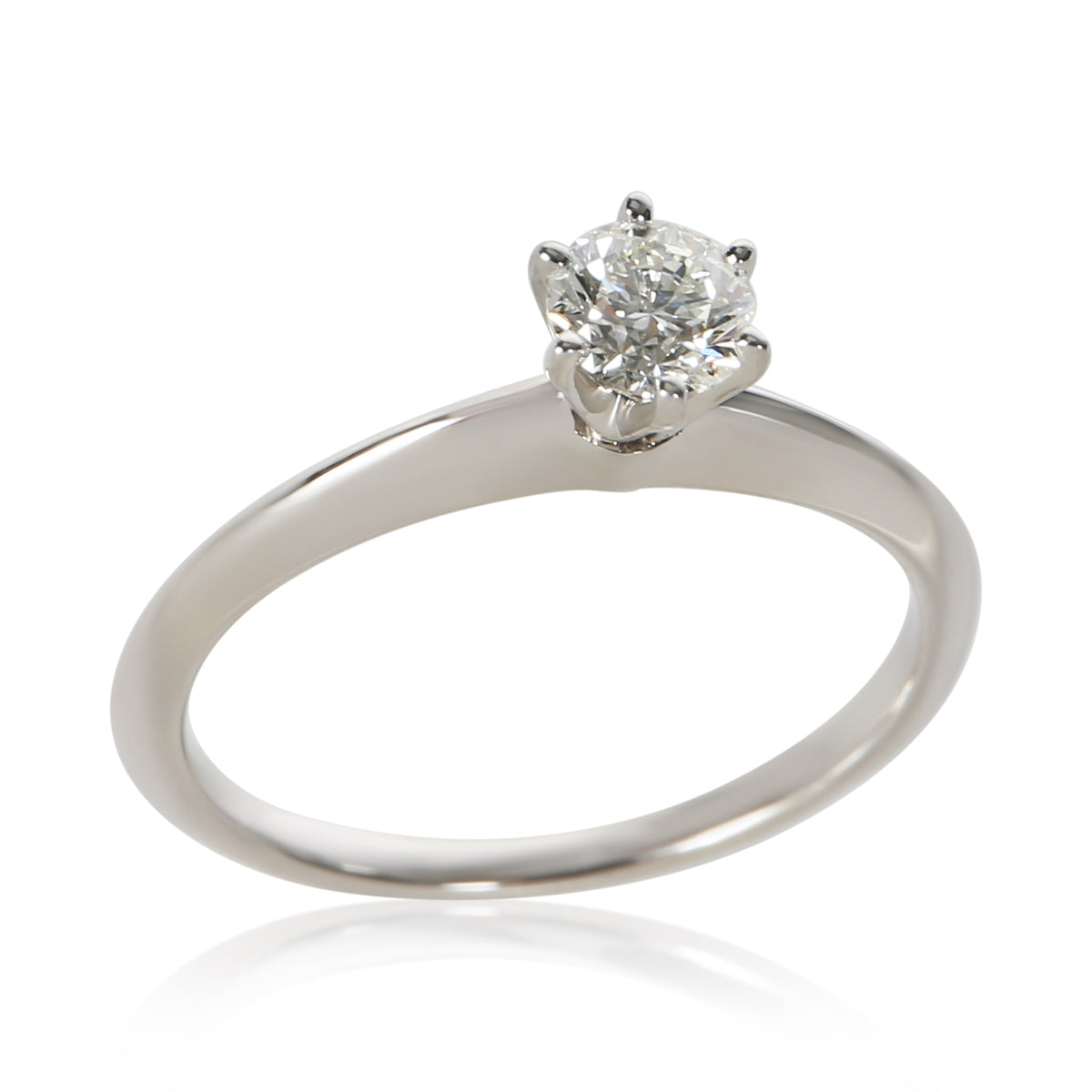 Tiffany & Co. 0.36 ct Round Brilliant Diamond Engagement Ring 4