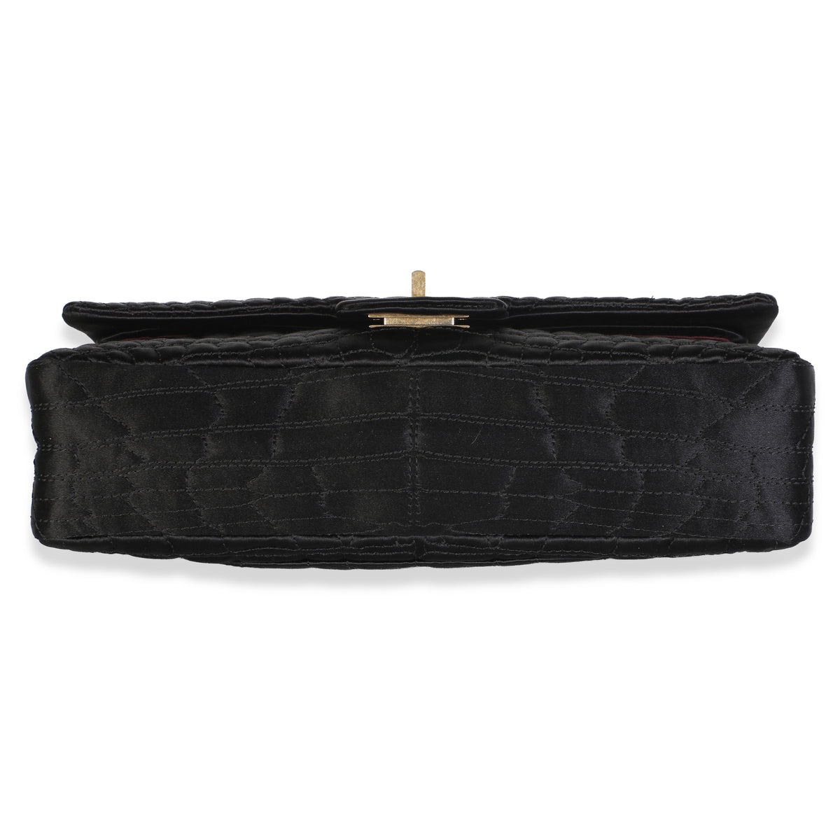 Chanel Black Croc Satin Medium Reissue 225 Flap Bag Handbag 5