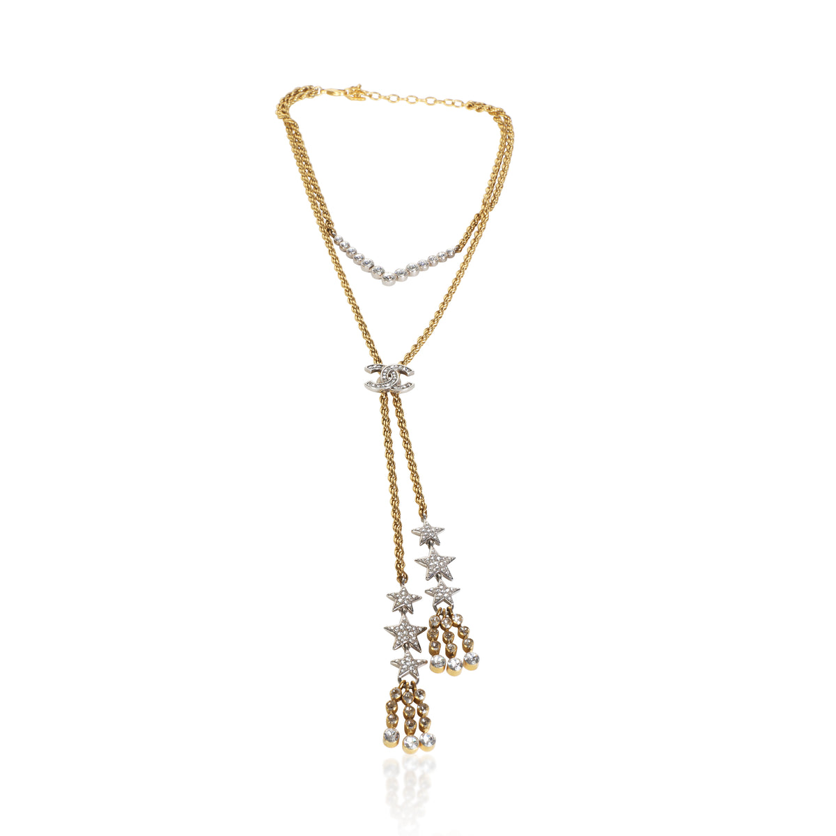 Chanel 2021 Strass CC Station Necklace 2