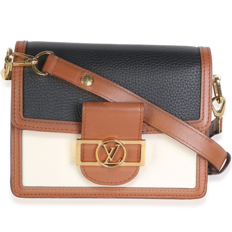 Louis Vuitton Blackberry Snow Taurillon Mini Dauphine Handbag id