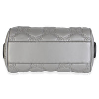 Gucci Dusty Grey GG Matelasse Calfskin Mini Bowler Bag Handbag 6