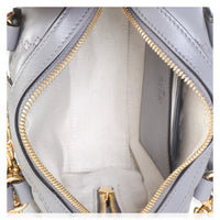 Gucci Dusty Grey GG Matelasse Calfskin Mini Bowler Bag Handbag 9
