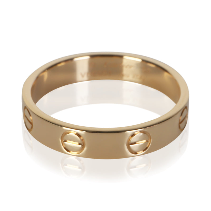 Cartier Yellow Gold Small Model Love Ring fv