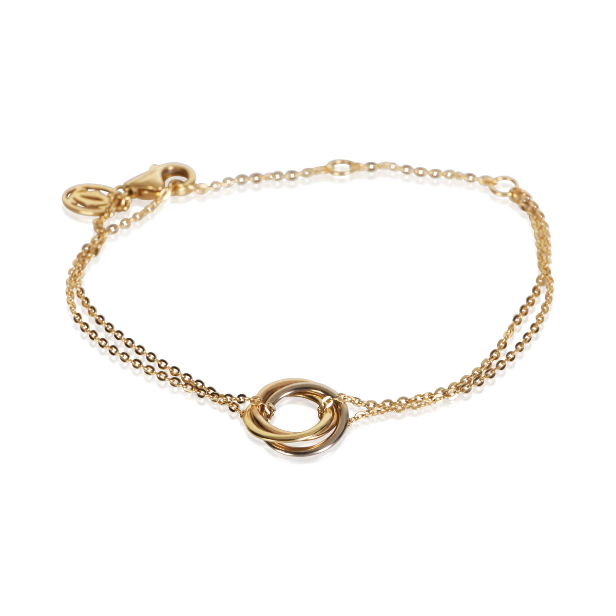 Cartier 3 Tone Gold Trinity Bracelet fv