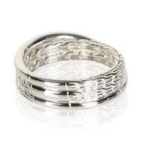 John Hardy Sterling Silver Classic Chain Crossover Ring 3