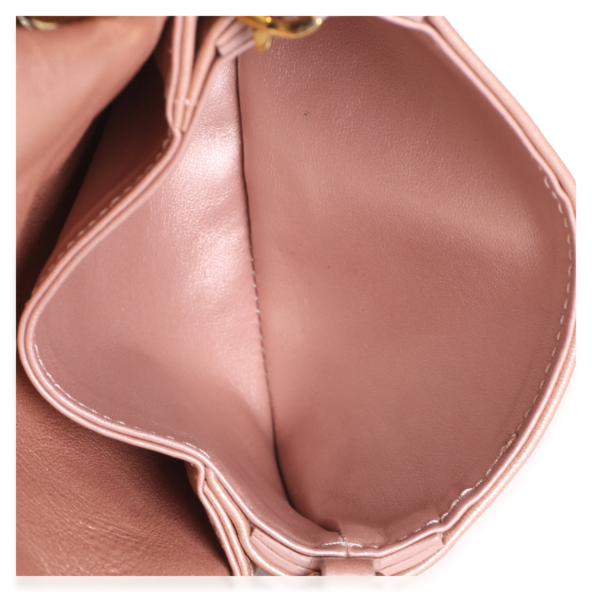 Louis Vuitton Metallic Pink Embossed Monogram Lambskin Coussin Belt Bag Handbag 8
