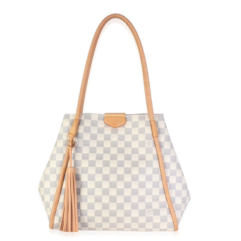 Louis Vuitton Damier Azur Canvas Propriano Tote Handbag id