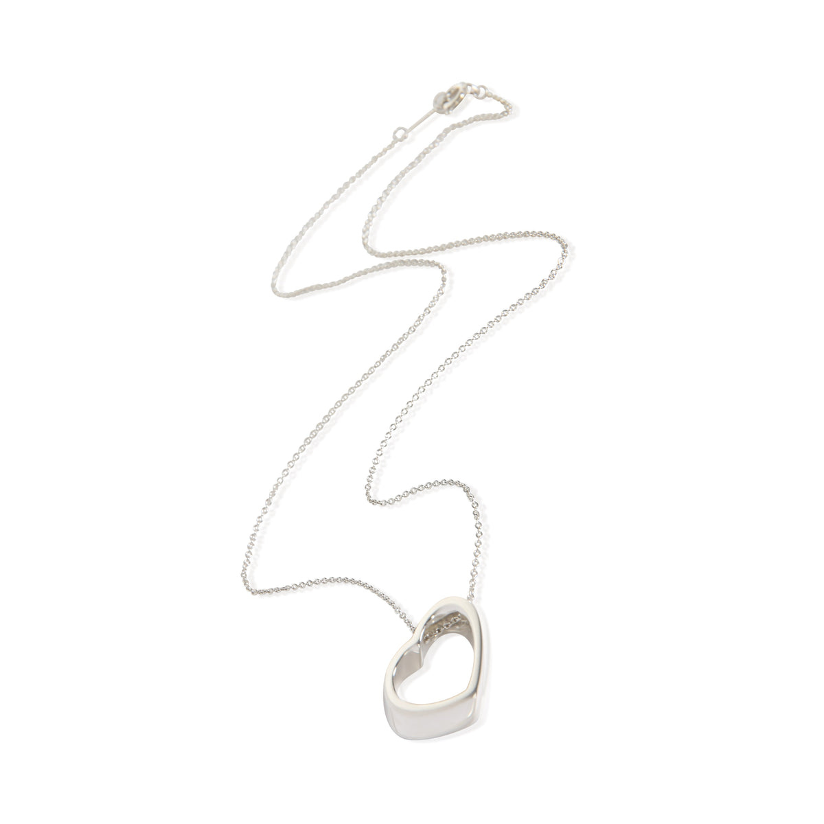 Tiffany & Co. Sterling Silver Heart Pendant 4
