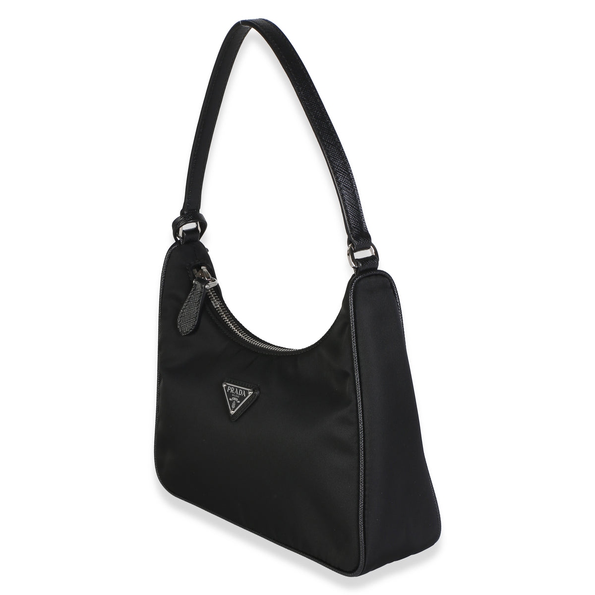 Prada Black Re Nylon Saffiano Mini Re Edition 2005 Handbag 2