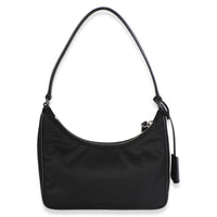 Prada Black Re Nylon Saffiano Mini Re Edition 2005 Handbag 4