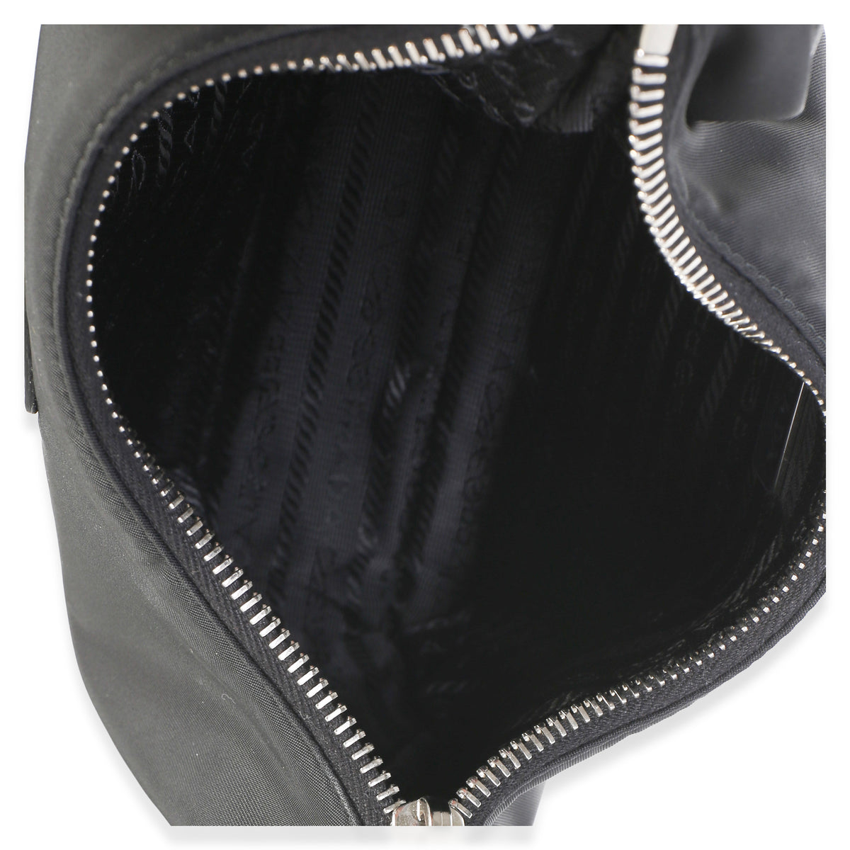 Prada Black Re Nylon Saffiano Mini Re Edition 2005 Handbag 8