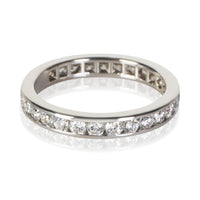 Tiffany & Co. Platinum Diamond Channel Set Eternity Band 2