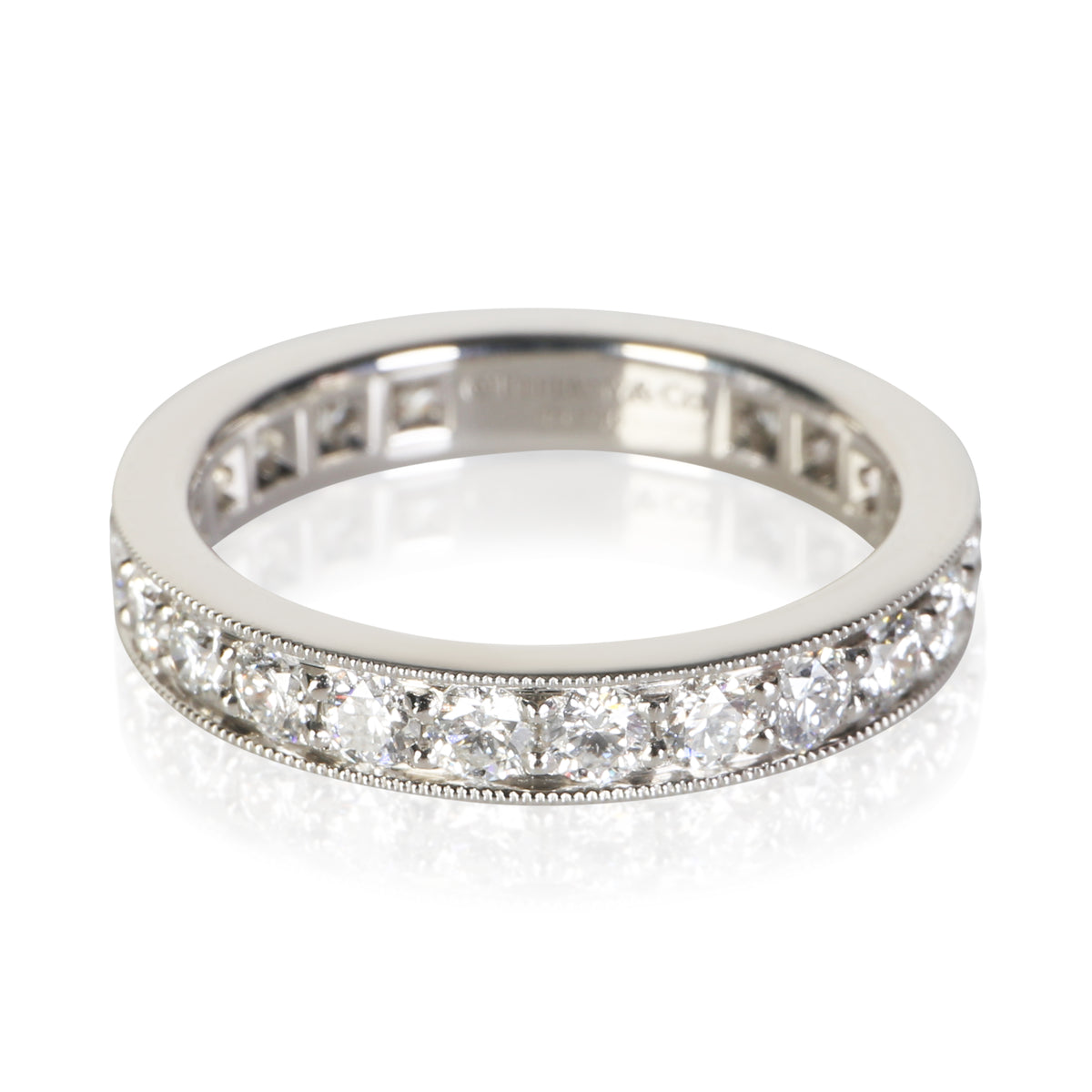 Tiffany & Co. Platinum Diamond Legacy Eternity Band fv