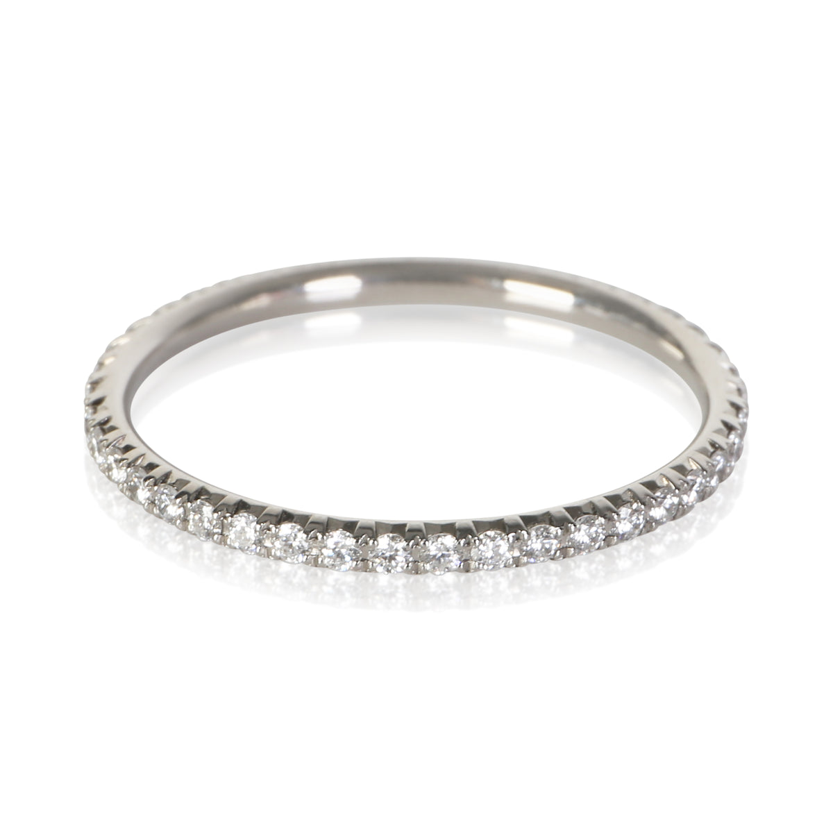 Tiffany & Co. Platinum Diamond Metro Eternity Band 3