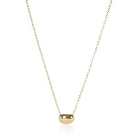 Tiffany & Co. Yellow Gold Elsa Peretti Bean Necklace fv