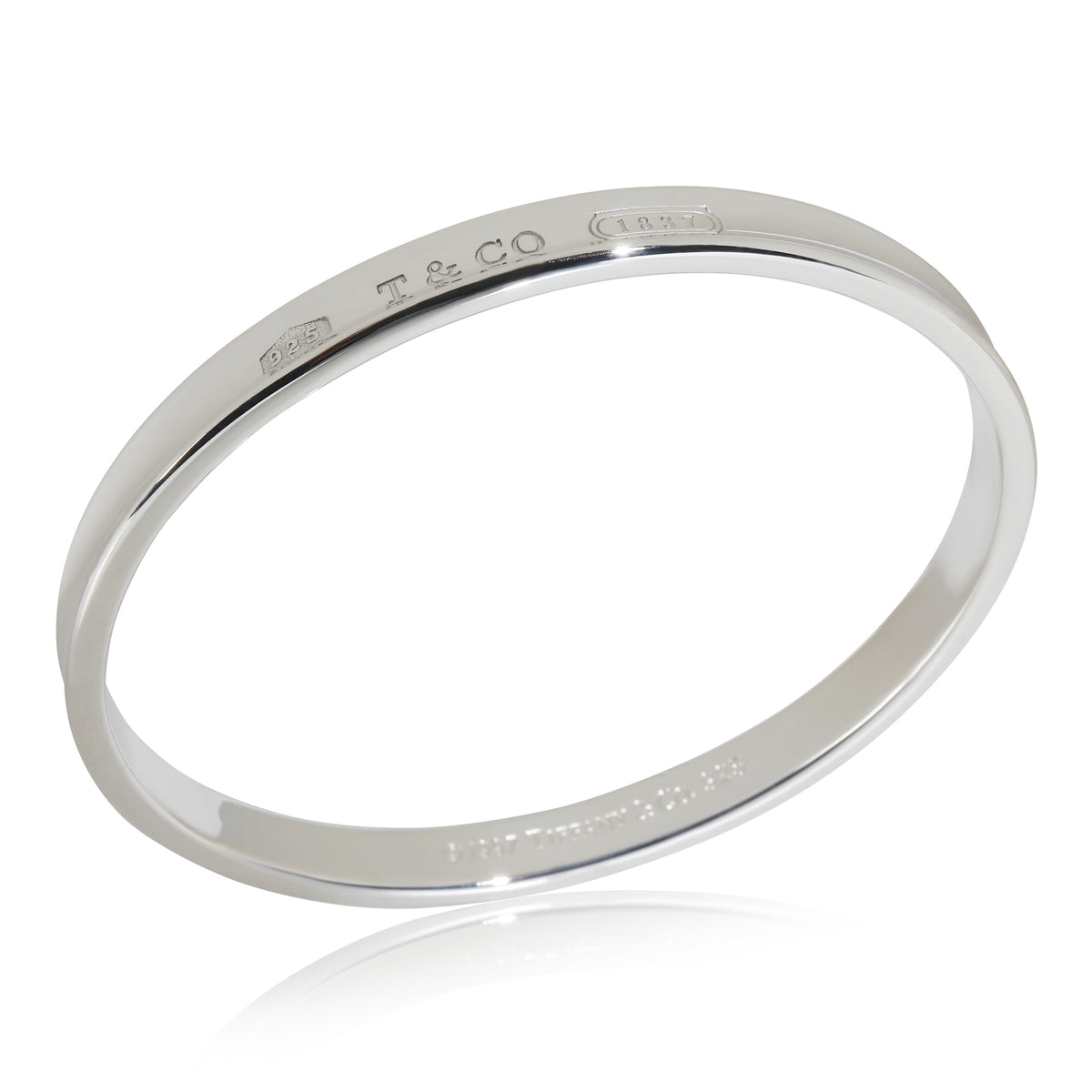 Tiffany & Co. Sterling Silver 1837 Bangle Bracelet