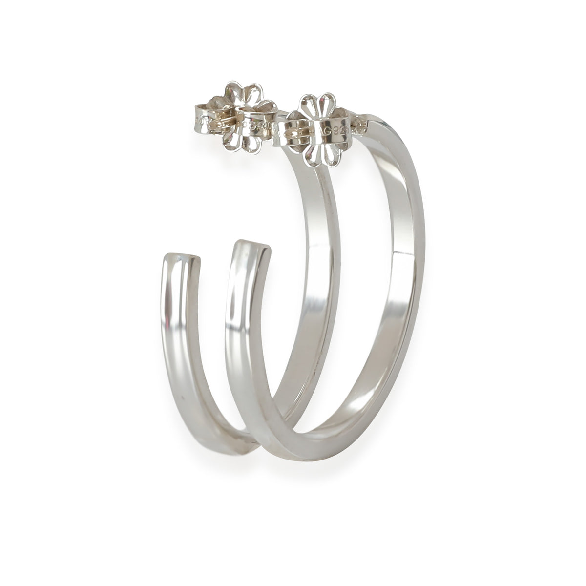 Tiffany & Co. Sterling Silver 1837 Earrings