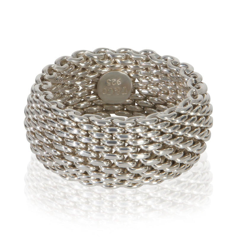 Tiffany & Co. Sterling Silver Somerset Mesh Ring