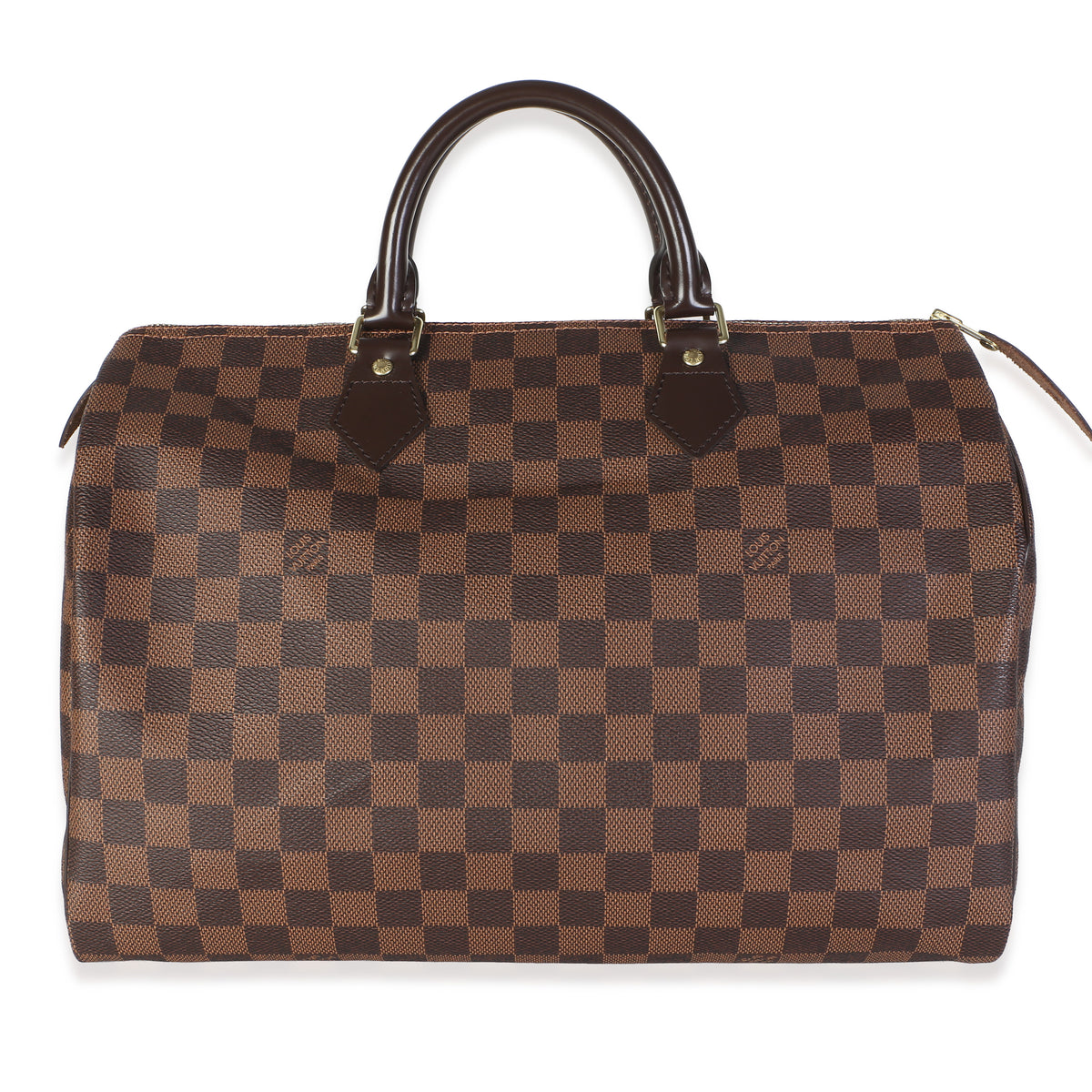 Louis Vuitton Damier Ebene Canvas Speedy 35 Handbag id