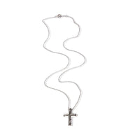 Tiffany & Co. Platinum Diamond Etoile Cross Pendant 3