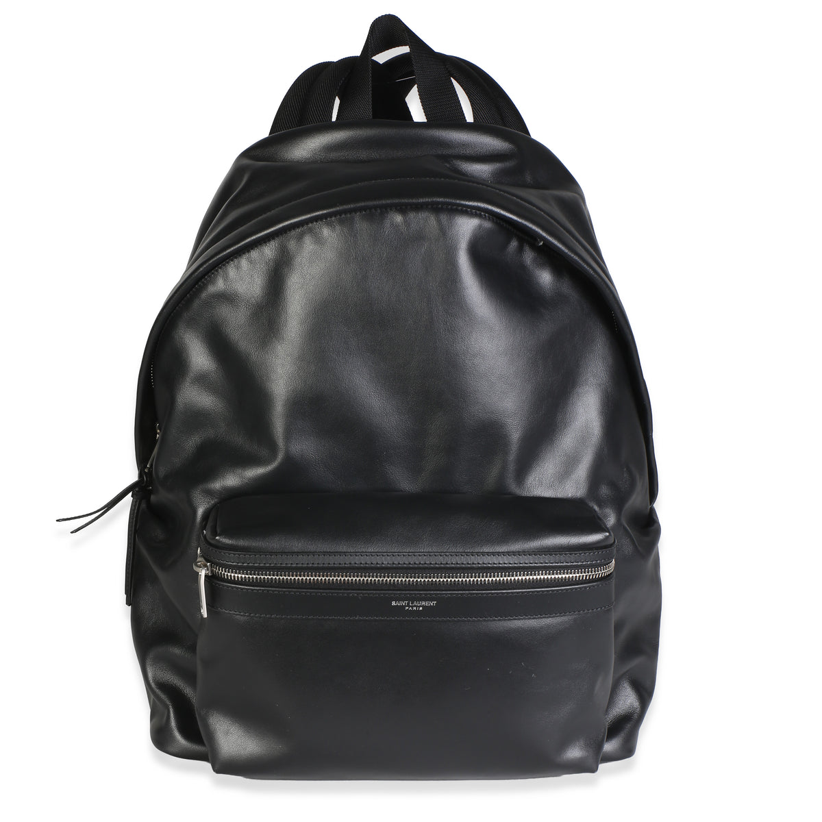 Saint Laurent Black Matte Leather City Backpack Handbag id