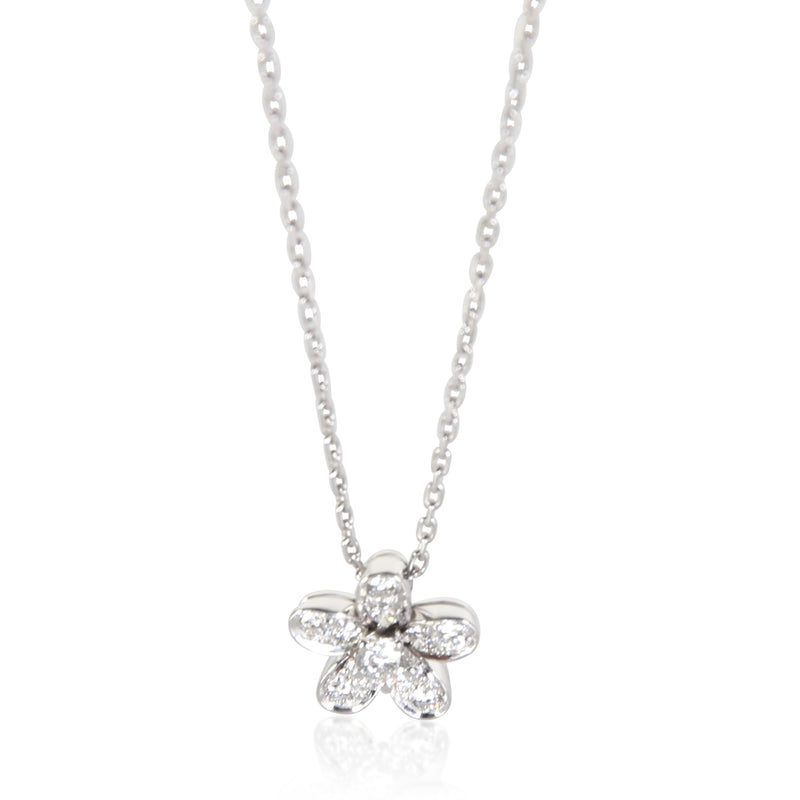 Van Cleef & Arpels White Gold Diamond Socrate Pendant fv