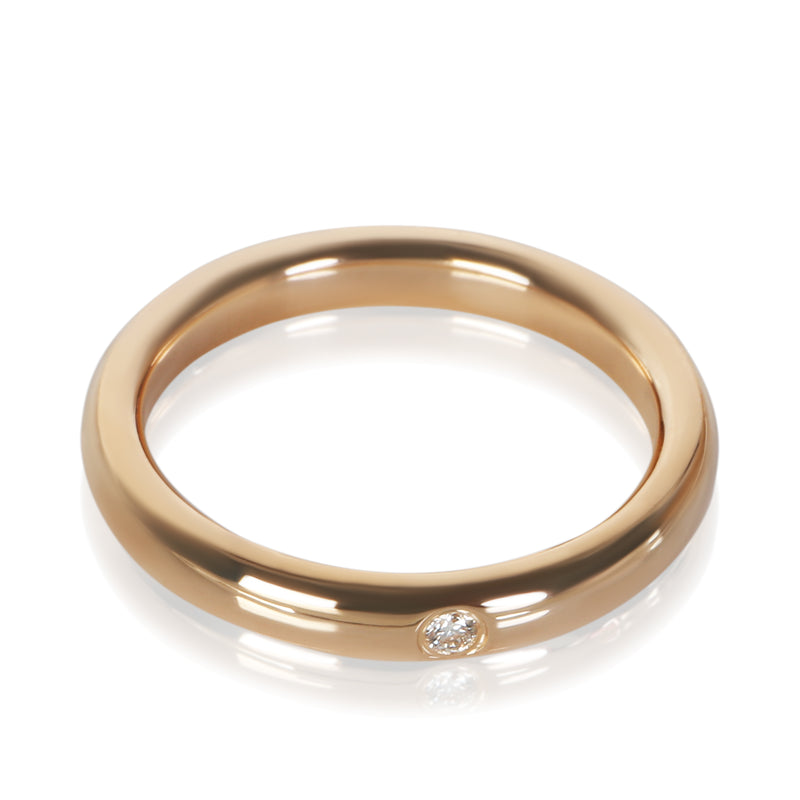 Tiffany & Co. Rose Gold Diamond Elsa Peretti Band fv