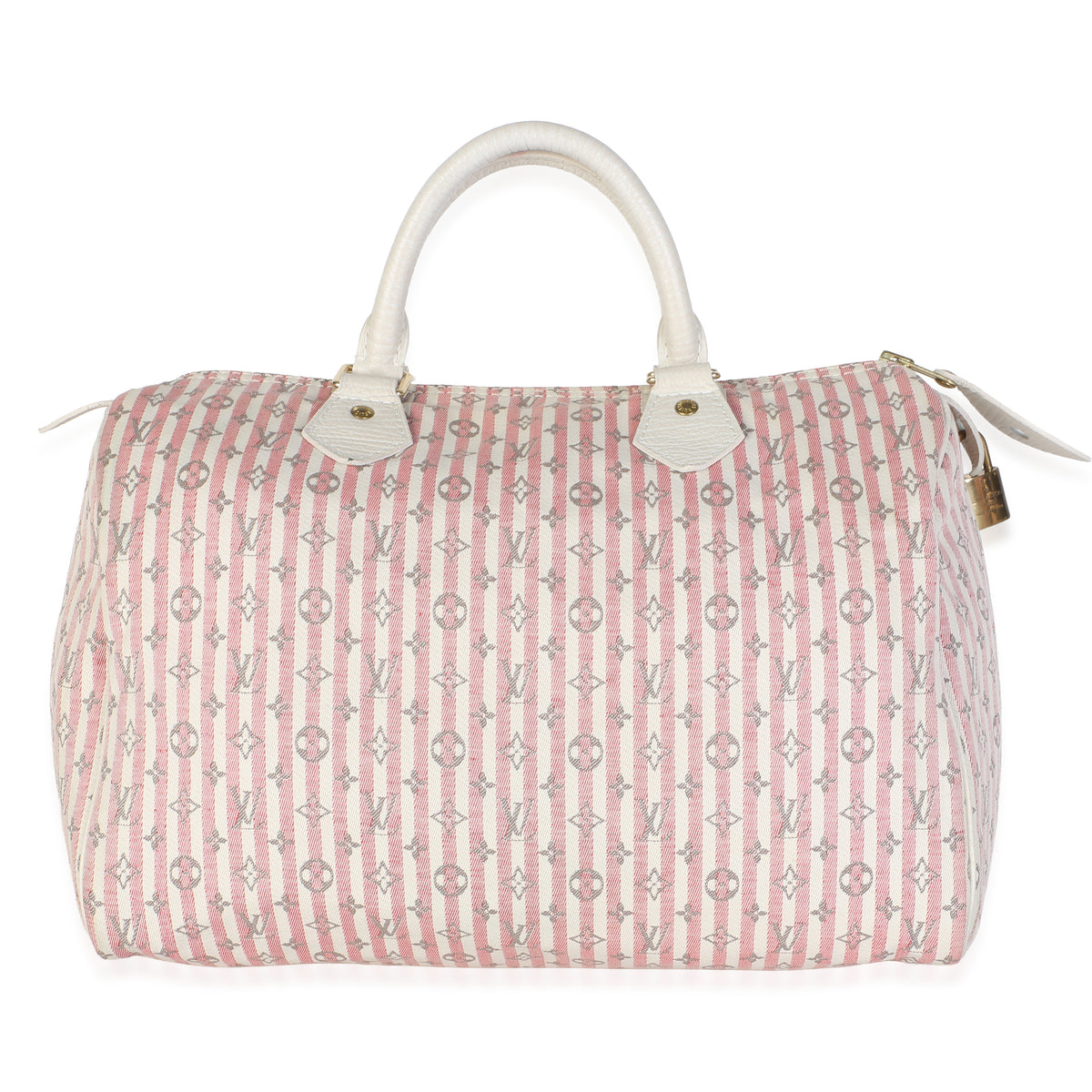 Louis Vuitton Rouge Monogram Mini Lin Croisette Speedy 30 Handbag id