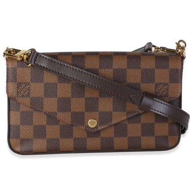 Louis Vuitton Damier Ebene Canvas Felicie Pochette Handbag id