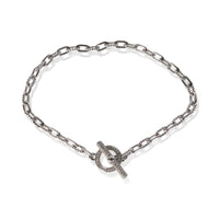 David Yurman Sterling Silver Diamond Madison Toggle Link Bracelet fv