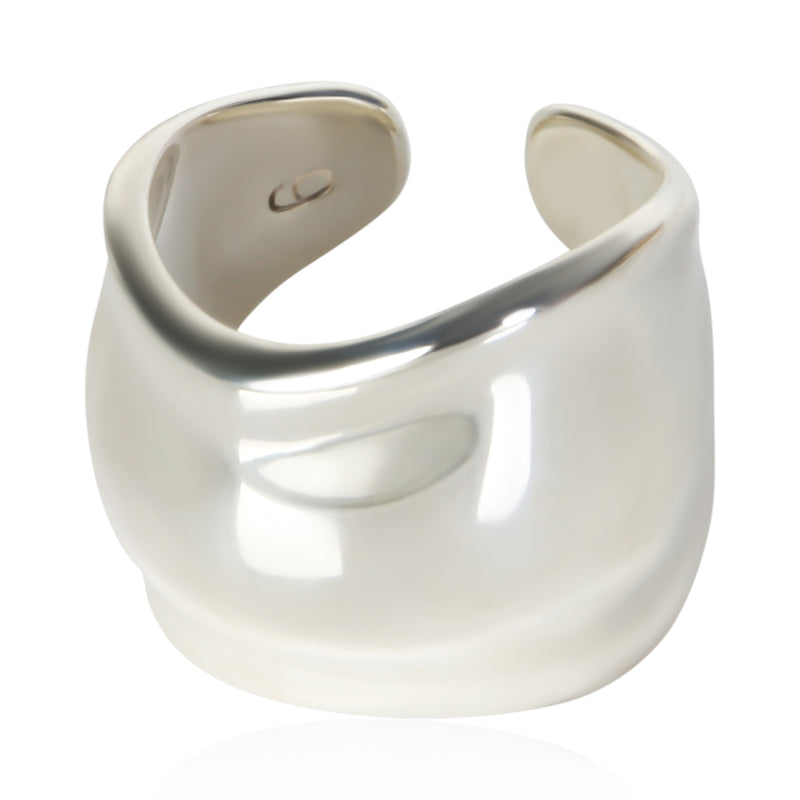 Tiffany & Co. Sterling Silver Elsa Peretti Bone Ring fv