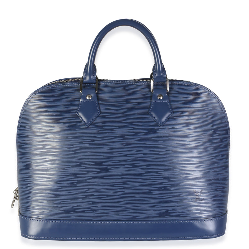 Louis Vuitton Navy Epi Alma PM Handbag id