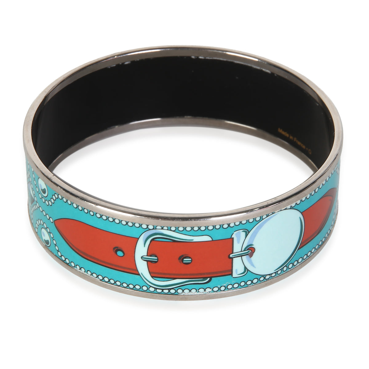 Hermès Collier de Chien Wide Enamel Bracelet fv