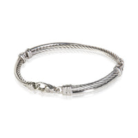 David Yurman Sterling Silver Crossover Bracelet 3