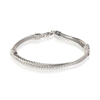 David Yurman Sterling Silver Crossover Bracelet fv