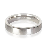 Tiffany & Co. Platinum Brushed Finish 5mm Tiffany Forever Wedding Band fv