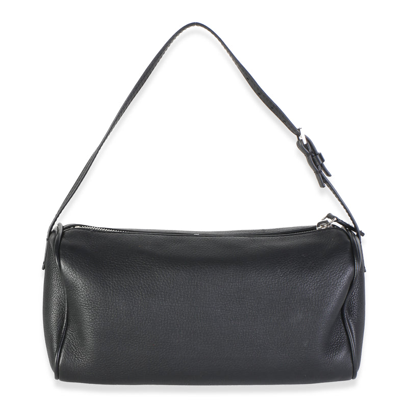 The Row Black Grained Calfskin 90's Bag Handbag id