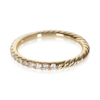David Yurman Yellow Gold Diamond Eden Band 2
