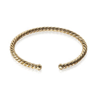 David Yurman Yellow Gold 4mm Cable Flex Bracelet 3