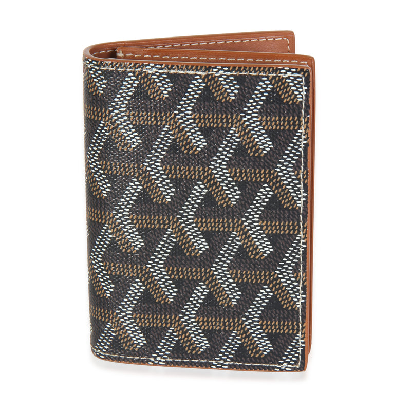 Goyard Black ine Canvas Business Card Holder Wallet id